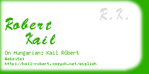 robert kail business card